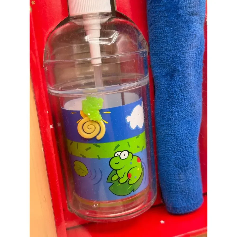 🐸 Frog Bathroom Gift Set Pump Tumbler Washcloth Toy Kohl’s New in Box